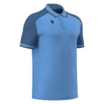 Tricou polo Macron Echoes, Albastru sky / Bleumarin