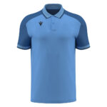 Tricou polo Macron Echoes, Albastru sky / Bleumarin - imagine 2