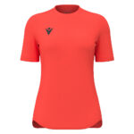 Tricou sport dama Macron Zyra, Coral Fluo - imagine 2