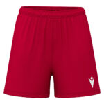 Pantaloni scurti sport dama Macron Nebula, Rosu - imagine 2