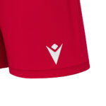 Pantaloni scurti sport dama Macron Nebula, Rosu - imagine 5