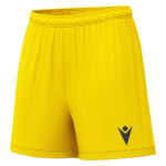 Pantaloni scurti sport dama Macron Nebula, Galben