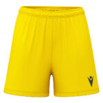 Pantaloni scurti sport dama Macron Nebula, Galben - imagine 2