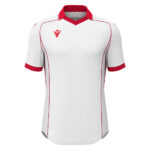 Tricou sport Macron Warden eco, Alb / Rosu - imagine 2