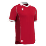 Tricou sport Macron Warden eco, Rosu / Alb