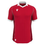 Tricou sport Macron Warden eco, Rosu / Alb - imagine 2