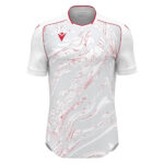 Tricou sport Macron Arcane Eco, Alb / Rosu - imagine 2