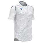 Tricou sport Macron Arcane Eco, Alb / Albastru Royal