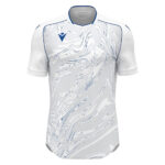 Tricou sport Macron Arcane Eco, Alb / Albastru Royal - imagine 2