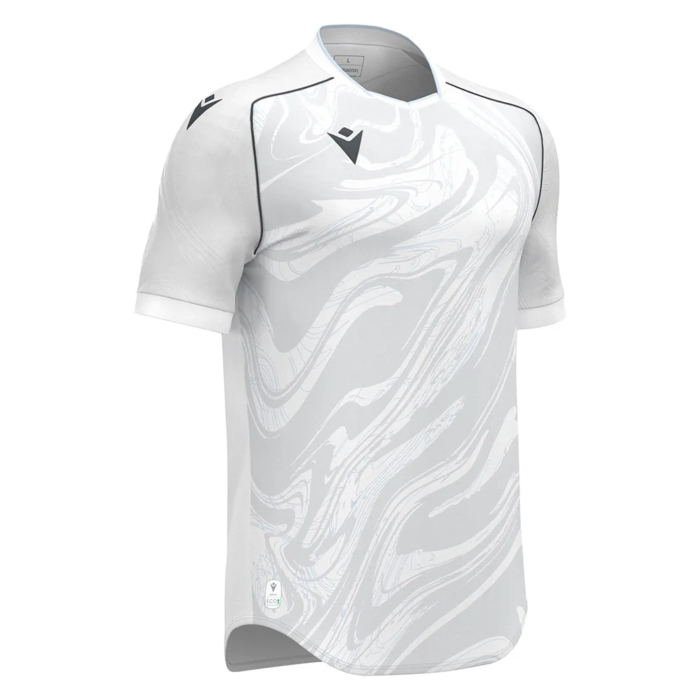 Tricou sport Macron Arcane Eco, Alb / Argintiu - imagine 1