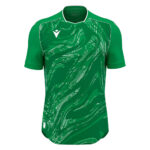 Tricou sport Macron Arcane Eco, Verde / Alb - imagine 2