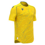 Tricou sport Macron Arcane Eco, Galben / Albastru Royal