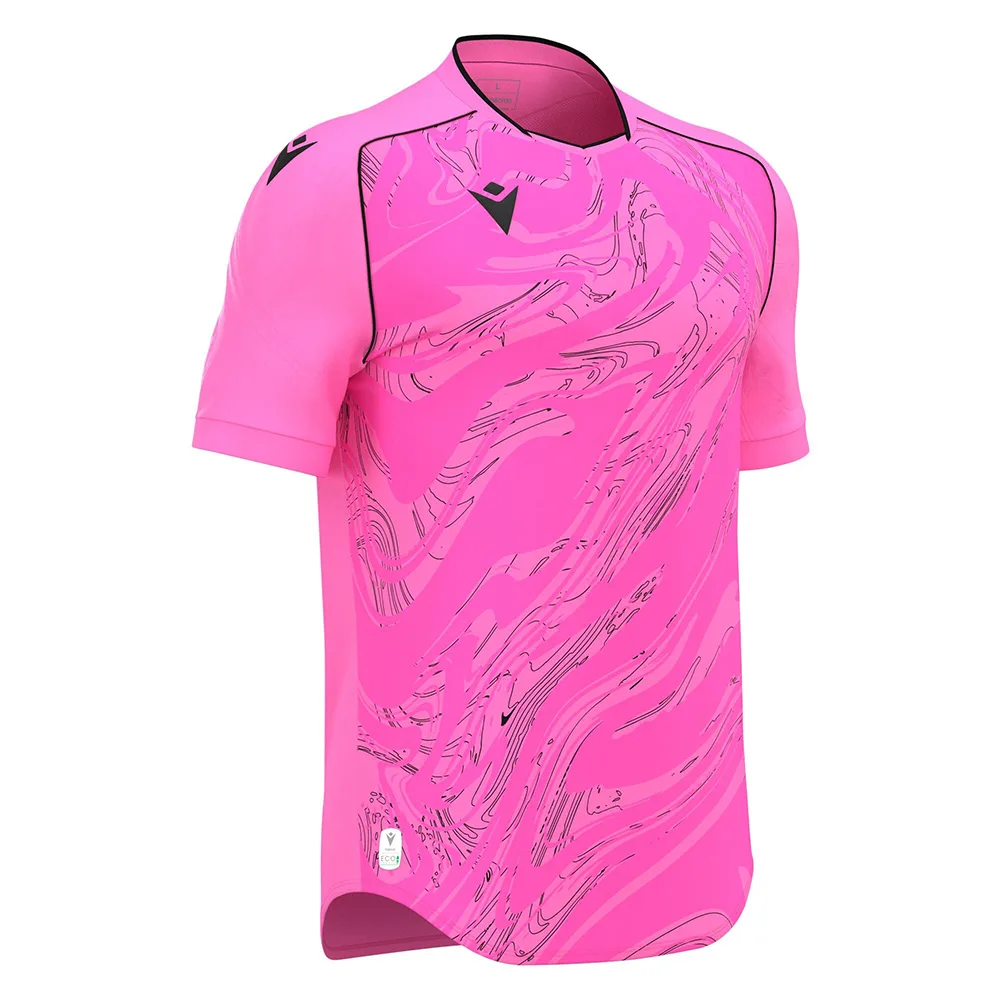 Tricou sport Macron Arcane Eco, Roz / Negru - imagine 1