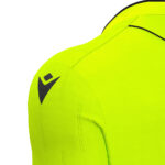 Tricou arbitru Macron Mendez Eco, Galben Fluo / Negru - imagine 6