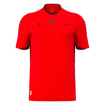 Tricou arbitru Macron Mendez Eco, Rosu / Negru - imagine 3
