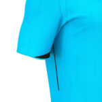 Tricou arbitru Macron Mendez Eco, Albastru Sky Fluo / Negru - imagine 7