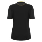 Tricou arbitru dama Macron Tess Eco, Negru / Auriu - imagine 3