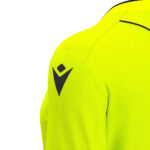 Tricou arbitru dama Macron Tess Eco, Galben Fluo / Negru - imagine 6