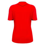 Tricou arbitru dama Macron Tess Eco, Rosu / Negru - imagine 3