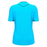 Tricou arbitru dama Macron Tess Eco, Albastru Sky Fluo / Negru - imagine 3