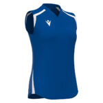 Tricou sport dama Macron Frostmoor, Albastru Royal / Alb