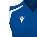 Tricou sport dama Macron Frostmoor, Albastru Royal / Alb - imagine 5