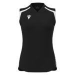 Tricou sport dama Macron Frostmoor, Negru / Alb - imagine 3