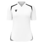 Tricou sport dama Macron Anduril, Alb / Negru - imagine 3