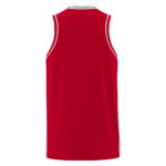 Tricou baschet Macron Carbon Eco, Rosu - imagine 3