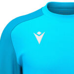 Bluza antrenament Macron Thalos, Albastru Sky Fluo - imagine 5