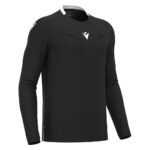 Tricou arbitru maneca lunga Macron Frisk, Negru / Alb