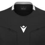 Tricou arbitru maneca lunga Macron Frisk, Negru / Alb - imagine 5