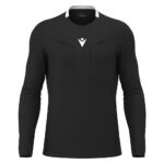 Tricou arbitru maneca lunga Macron Frisk, Negru / Alb - imagine 2