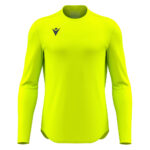 Tricou sport maneca lunga Macron Void, Galben Fluo - imagine 2