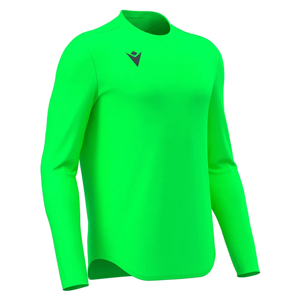 Tricou sport maneca lunga Macron Void, Verde Fluo - imagine 1