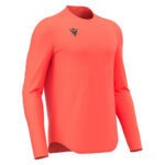 Tricou sport maneca lunga Macron Void, Coral Fluo