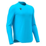 Tricou sport maneca lunga Macron Void, Albastru Sky Fluo