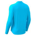 Tricou sport maneca lunga Macron Void, Albastru Sky Fluo - imagine 4