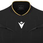 Tricou arbitru maneca lunga Macron Mendez Eco, Negru / Auriu - imagine 5