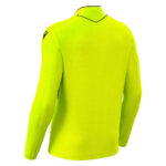 Tricou arbitru maneca lunga Macron Mendez Eco, Galben Fluo / Negru - imagine 4