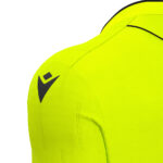 Tricou arbitru maneca lunga Macron Mendez Eco, Galben Fluo / Negru - imagine 5
