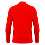 Tricou arbitru maneca lunga Macron Mendez Eco, Rosu / Negru - imagine 3