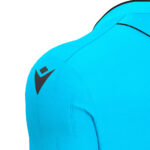 Tricou arbitru maneca lunga Macron Mendez Eco, Albastru Sky Fluo / Negru - imagine 6