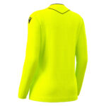 Tricou maneca lunga arbitru dama Macron Tess Eco, Galben Fluo / Negru - imagine 4