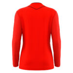 Tricou maneca lunga arbitru dama Macron Tess Eco, Rosu / Negru - imagine 3