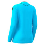Tricou maneca lunga arbitru dama Macron Tess Eco, Albastru Sky Fluo / Negru - imagine 4