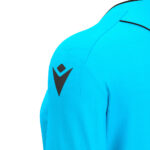 Tricou maneca lunga arbitru dama Macron Tess Eco, Albastru Sky Fluo / Negru - imagine 6
