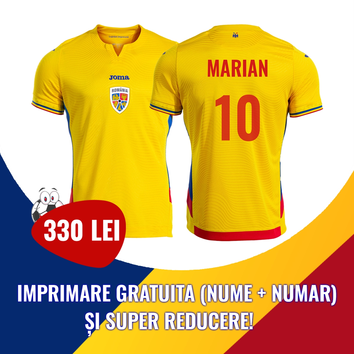 Super reducere echipament oficial Naționala de Fotbal