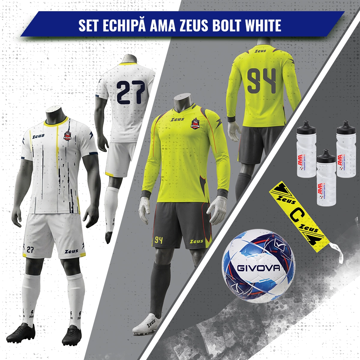 Set AMA Zeus Bolt White