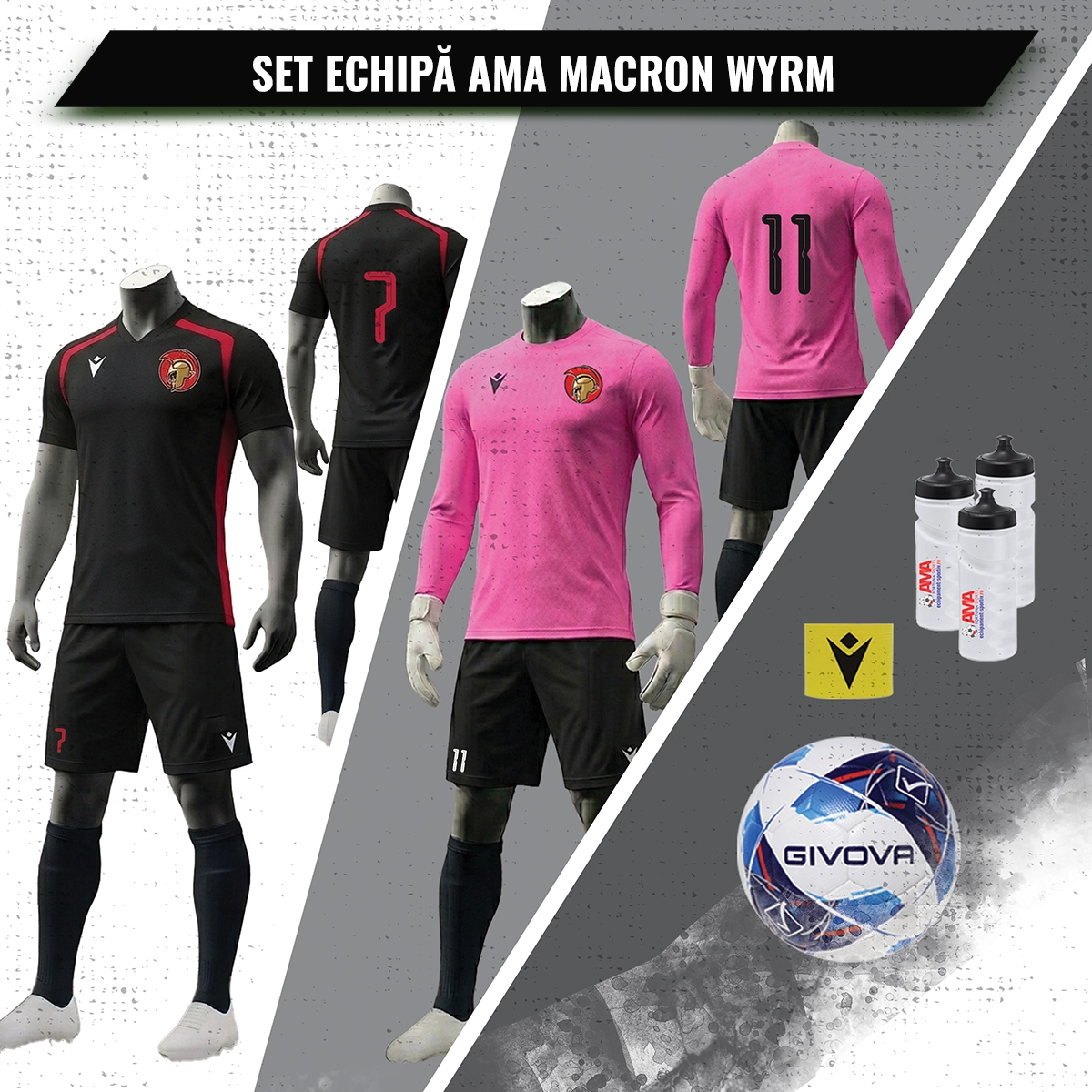 Set Echipa Fotbal AMA Macron WYRM